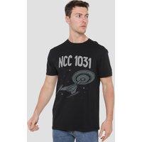 Star Trek The Crossfield Class Unisex Adult T-Shirt, Black | Size: Small