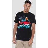 Star Trek Engage Unisex T-Shirt, Black | Size: Large