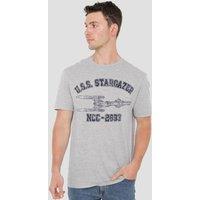 Star Trek Stargazer Athletic Unisex T-Shirt, Athletic Heather in Light Grey | Size: 2XL