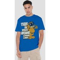 Garfield Awesome Unisex T-Shirt, Royal Blue | Size: 3XL