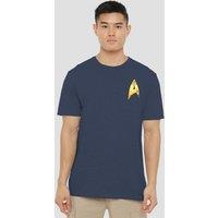 Star Trek Discovery Command Badge-Adult Heather, Navy | Size: Large