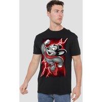 Paramount Home Entertainment Mighty Mouse Mighty Storm Unisex T-Shirt, Black | Size: Large