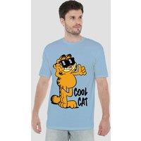 Garfield Cool Cat T-Shirt, Light Blue | Size: 2XL