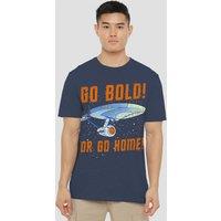 Star Trek Go Bold Adult Heather, Navy | Size: 3XL