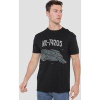 Star Trek The Defiant Unisex Adult T-Shirt, Black | Size: 4XL