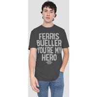 Paramount Home Entertainment Ferris Bueller The Bromance-Uk Heather-Charcoal in Charcoal | Size: 3XL
