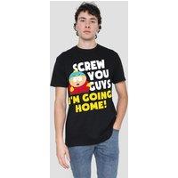 South Park Cartman Screw You Guys T-Shirt, Black | Size: Small