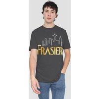 Paramount Home Entertainment Frasier Frasier Logo-Adult Heather, Black in Charcoal | Size: Medium