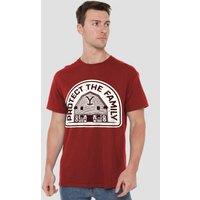 Yellowstone Protect The Family Dutton Barn Unisex T-Shirt, Cardinal in Red | Size: Small