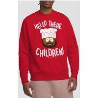 South Park Hello There Children Crew Sweatshirt, Red | Size: 2XL