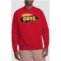 Paramount Home Entertainment Nickelodeon Guts Guts Logo Crew Sweatshirt, Red | Size: Medium