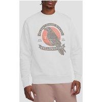 Yellowstone Evil Bird Crew Sweatshirt, White | Size: 2XL