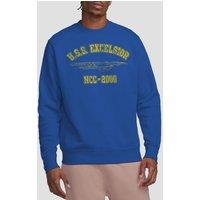 Star Trek Excelsior Athletic Crew Sweatshirt, Royal Blue | Size: 2XL