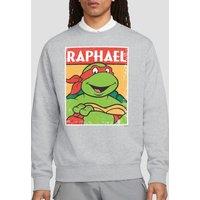 Teenage Mutant Ninja Turtles Tmnt Tmnt Raph Crew Sweatshirt, Athletic Heather in Light Grey | Size: 2XL