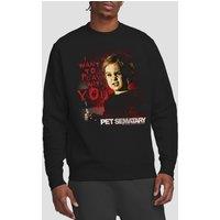 Paramount Home Entertainment Pet Sematary I Want To Play Crew Sweatshirt, Black | Size: XL