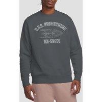 Star Trek Prometheus Athletic Crew Sweatshirt, Charcoal | Size: Medium