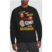 South Park Dead Kenny Crew Sweatshirt, Black | Size: Small