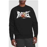 Paramount Home Entertainment Avatar The Last Airbender Aang & Momo Crew Sweatshirt, Black | Size: Medium