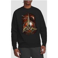 Star Trek Klingon Crest Crew Sweatshirt, Black | Size: Small