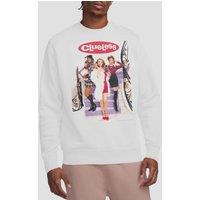 Clueless Poster Crew Sweatshirt, White | Size: Small