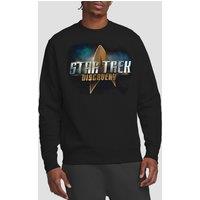 Star Trek Discovery Discovery Logo Crew Sweatshirt, Black | Size: Small