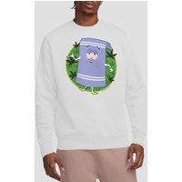 South Park Towelie Crew Sweatshirt, White | Size: Medium