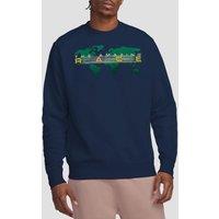 Paramount Home Entertainment Amazing Race Around The World Crew Sweatshirt, Navy | Size: XL