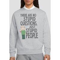 South Park The Mr. Garrison Unisex Crew Sweatshirt, Athletic Heather in Light Grey | Size: Medium