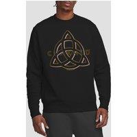 Paramount Home Entertainment Charmed Triple Linked Logo Crew Sweatshirt, Black | Size: Medium