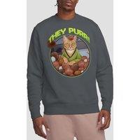 Star Trek The Purr Crew Sweatshirt, Charcoal | Size: 2XL