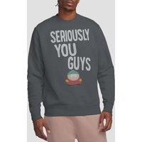 South Park The I'M Seriously Crew Sweatshirt, Charcoal | Size: XL