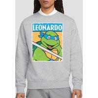 Teenage Mutant Ninja Turtles Tmnt Tmnt Leo Crew Sweatshirt, Athletic Heather in Grey | Size: 2XL