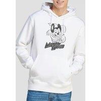 Paramount Home Entertainment Mighty Mouse Mighty Sketch Hoddie, White | Size: XL