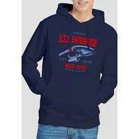 Star Trek Stardate 2245 Unisex Hoodie, Navy | Size: Medium