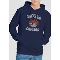 Rugrats Chicks Dig Gingers Unisex Hoodie, Navy | Size: Medium