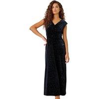 Glitter Velvet Maxi Stretch Dress