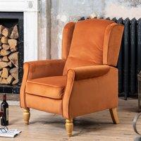 Artemis Home Barksdale Recliner Armchair in Orange