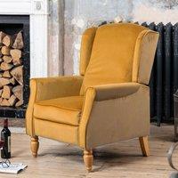 Artemis Home Barksdale Recliner Armchair in Yellow