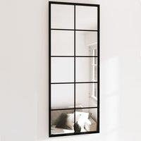 Berkfield Home Wall Mirrors 2 pcs Black 100x40 cm Metal