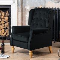 Artemis Home Annapoli Recliner Armchair in Black