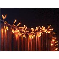 Xmas Haus Cluster Lights White Rubber IP65 Copper Gold 10M