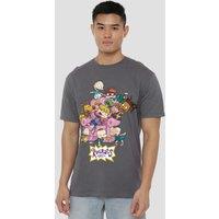 Rugrats Men's Chair T-Shirt, Charcoal | Size: 3XL