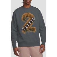 Star Wars Men's Chewbacca 2 Sweatshirt in Charcoal | Size: Large