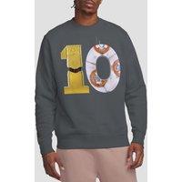 Star Wars Men's C3PO BB8 10 Sweatshirt in Charcoal | Size: XL