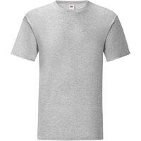 Fruit of the Loom Men's Iconic T-Shirt (Pack Of 5) in Grey | Size: 2XL
