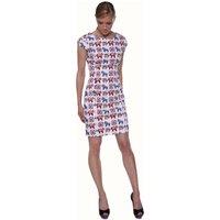 Cutie London Women's Swedish horse print dress in White | Size: 8