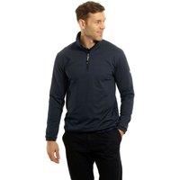 Island Green Men's All Over Tonal Print Stretch Golf Top Layer in Mid Blue | Size: 2XL
