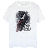 Avengers Endgame Men's Thor Brushed Cotton T-Shirt in White | Size: XL