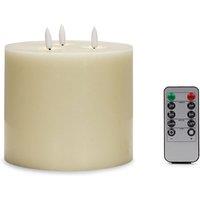 ValueLights LED Flickering Flameless Real Wax Candle Ivory Light Decoration
