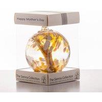 Sienna Glass Mother's Day 10cm Spirit Ball Pastel Gold